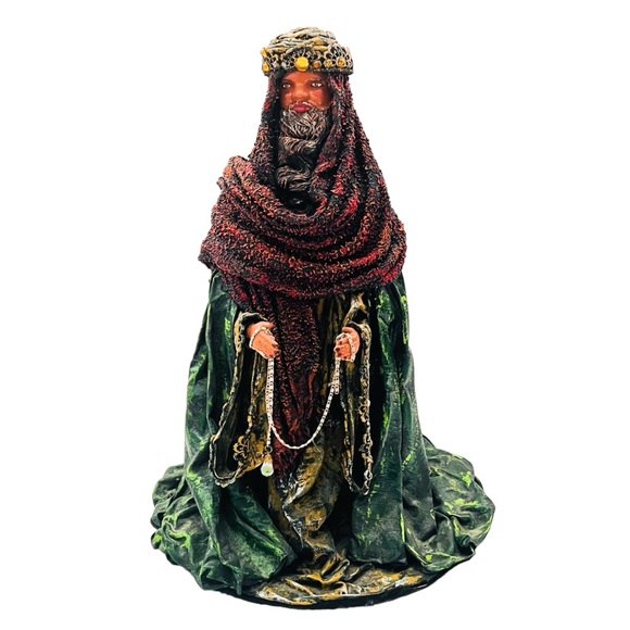 Vintage Nativity Three Wise Men Kings Paper Mache Christmas Holiday Figures Set - Picture 12 of 16